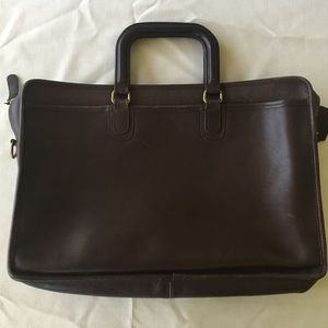 Authentic Vintage COACH leather briefcase bag RARE